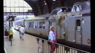 DSB MAlyntog på København H 1989 [upl. by Winfred27]