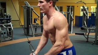 How To Tricep Pushdown Life Fitness Cable [upl. by Ogilvy747]