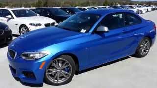 NEW BMW M235i Estoril Blue Walk Around Car Review [upl. by Rebmac]