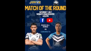 Match Of The Round  Rouse Hill Rhinos Vs Cabramatta Two Blues [upl. by Nylzor661]