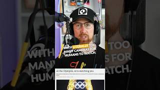 AI watches you in Paris Olympics privacy cctv podcast cybersecurity technology [upl. by Lehctim]