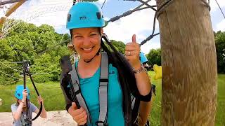 Kerfoot Canopy Tour – High Ropes [upl. by Trefor]