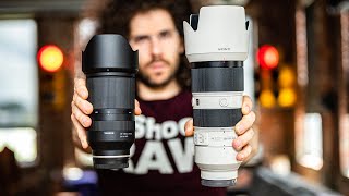 TAMRON 70180mm 28 REVIEW vs SONY 70200mm 28  DONT WASTE YOUR MONEY ON [upl. by Nugesulo]