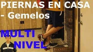 Ejercicios Para Piernas En Casa  Gemelos  Multi Nivel [upl. by Packer584]