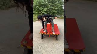 Small tricycle for lodding shortvideo automobile subscribe [upl. by Neibart983]