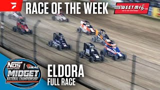 FULL RACE USAC Midgets BeFour The Crowns at Eldora Speedway  Sweet Mfg Race Of The Week [upl. by Rochemont]