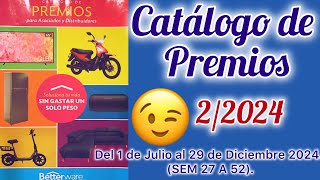 CATÁLOGO DE PREMIOS 22024 julio a Diciembre Betterware 🩵 [upl. by Kuehnel]