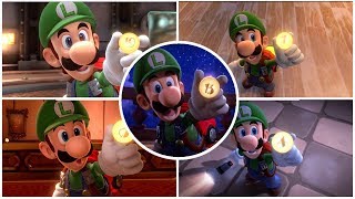 Luigis Mansion 3  All Floor Buttons Cutscenes Movie [upl. by Asha]