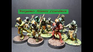 A 10 minutes or less Wargames Atlantic lizardmen unboxing and review [upl. by Barabas]