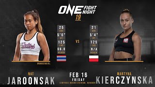 WONDERGIRL Jaroonsak vs Martyna KIERCZYNSKA Full FIGHT [upl. by Yasdnyl814]