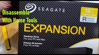 Easy Disassembly of Seagate Expansion 12TB USB Drive [upl. by Mitran]