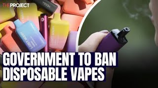 Government Set To Ban Disposable Vapes [upl. by Johiah632]