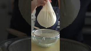 This Is How To Turn Yogurt Into Cheese Labneh Recipe [upl. by Tailor]