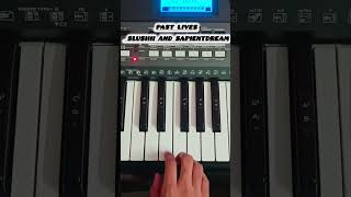 PAST LIVES  PIANO TUTORIAL 🎹🎹  SLUSHII SAPIENTDREAM [upl. by Streeto537]