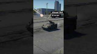 Information about Wiesel 1A4 war thunder warthunder gaming tank memes toptier games shorts [upl. by Nothgierc627]