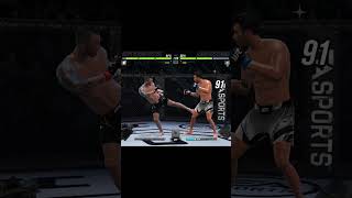 Alexander Volkanovski vs Makwan Amirkhani  EA Sports UFC 292 shorts shortvideo short gaming [upl. by Aihtebat631]