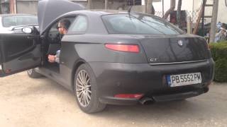 Alfa Romeo GT 19 JTD exhaust sound straight pipes [upl. by Warenne]