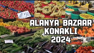 TURKISH BAZAAR in Alanya Türkiye  Alanya Konakli Turkey 2024 [upl. by Uahc638]