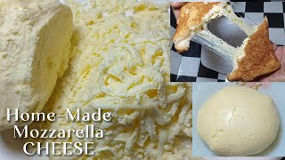 Mozzarella Cheese Recipe  How To Make Mozzarella Cheese At Home  No Rennet  2 Ingredients recipe [upl. by Borszcz]