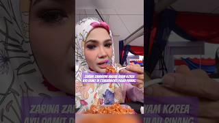 ZARINA ZAINUDDIN MAKAN AYAM KOREA AYU DAMIT [upl. by Gautious]