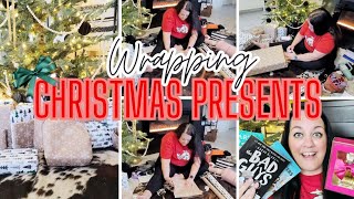 🎁🎄🎅 WRAP CHRISTMAS PRESENTS WITH ME 2023  WRAPPING MY KIDS CHRISTMAS GIFTS  MRS FRASURE [upl. by Vernor901]