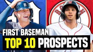 Ranking Top 10 First Baseman Prospects for 2022 [upl. by Tiersten]