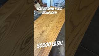 Rubio monocoat finish rubiomonocoat design woodworking interiordesign home countertop [upl. by Akkina]