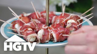 3 NoBake 5Minute Appetizers  HGTV [upl. by Marsden]