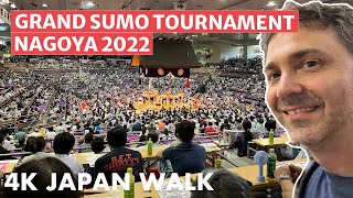 4K Sumo Experience Nagoya Grand Sumo Tournament 2022 – Day 1 [upl. by Scharff]