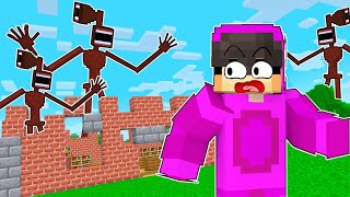 Monster in School  SIREN HEAD APOCALYPSE ATTACK in Minecraft 😨 [upl. by Vaden]