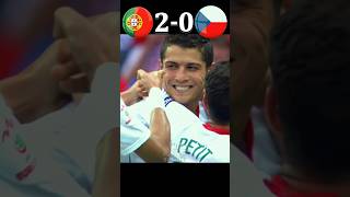 Portugal vs Czech Republic  Ronaldos incredible goal🔥EURO 2008 Highlights football ronaldo cr7 [upl. by Molli100]