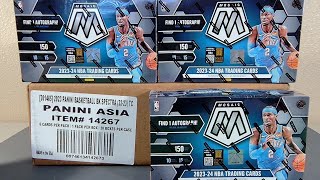 202324 Mosaic Hobby amp 202223 Panini Spectra asia Breaks Ebay 8312024 [upl. by Virgilio]