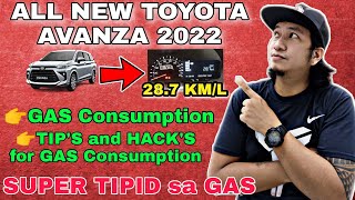 GAS CONSUMPTION  HOW TO INCREASE KILOMETERS PER LITTER  RESET KML  ALL NEW TOYOTA AVANZA 2022 [upl. by Thorbert]