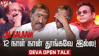 LAL SALAAM Exclusive 🎵 என்னால பாடவே முடியாத நிலைமை🥺 Deva Open Talk  Rajinikanth  Lyca [upl. by Lux]