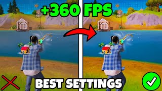 FORTNITE BEST GRAPHICS SETTINGS FPS BOOST CHAPTER 2 REMIX [upl. by Aleicarg]