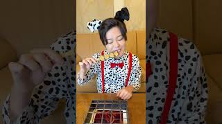 PRESENT SOMEONE WITH A HEART SHAPED CARDBOARD YAKITORI！asmr [upl. by Karlise]