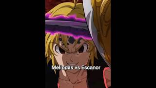 Meliodas vs Escanor Round 2 sevendeadlysins anime fourknightsoftheapocalypse animeedit [upl. by Alywt]