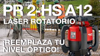 Hilti Latam  Ahorra en tus nivelaciones de losa con nuestro láser PR 2HS [upl. by Yrahk]