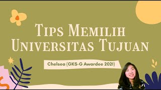 Tips Cara Memilih Universitas Korea GKS [upl. by Verdi]