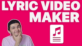 Lyric Video Maker  Add Subtitles Sound Waves and more to Music Videos [upl. by Ppilihp]