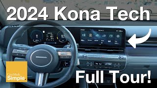 2024 Hyundai Kona 123quot Digital Cluster  Infotainment  Full Tour [upl. by Flanagan]