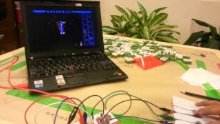 MaKey MaKey  小學生的第一號電子產品 紙搖桿 一號機  Paper joystick No1 [upl. by Fauman]