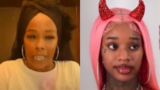 Khia RESPONDS TO SEXYY RED And Shows No Mercy [upl. by Asiat]