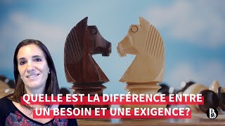 Quelle est la différence entre un besoin et une exigence [upl. by Salahi]