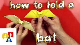 How To Fold An Origami Bat [upl. by Quillon]