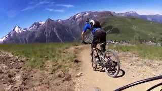 2 Alpes bike park 2015  Sapins gornji dio staze [upl. by Grange712]