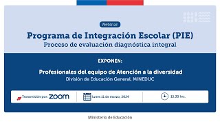 Webinar Proceso de Evaluación Diagnóstica Integral [upl. by Eirrotal]