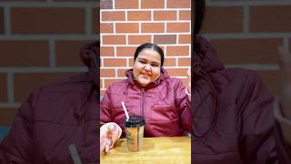 Thand mein Cold Coffee aur Chilli Potato😱 abhaybhadoriya shorts funny food siblings winter [upl. by Atteynek738]