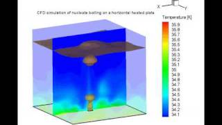 Nucleate boiling using FLUENT  ANSYS by  Melaku [upl. by Leelah882]