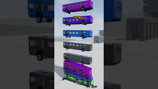 🤯 BUS CRUSHING SIMULATION 20 Buses vs Gravity beamng buscrash [upl. by Duhl]